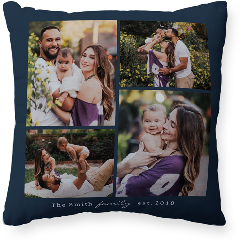 Text Gallery of Four Pillow, Woven, White, 20x20, Double Sided, Multicolor, multi