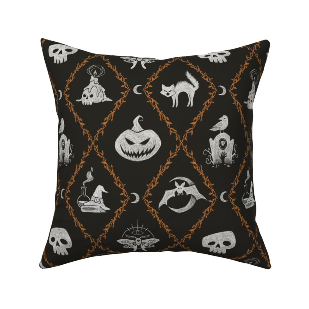 Don't Say Wicked Like It's a Bad Thing - Black Pillow, Woven, Black, 16x16, Single Sided, Black, Black