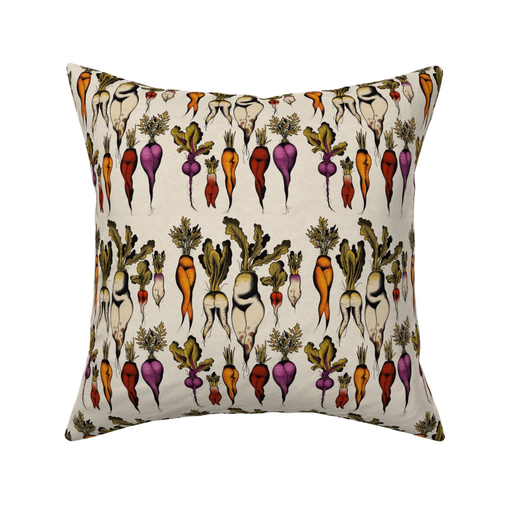 Don't Forget Your Roots - Multicolor Pillow, Woven, Black, 16x16, Single Sided, Multicolor