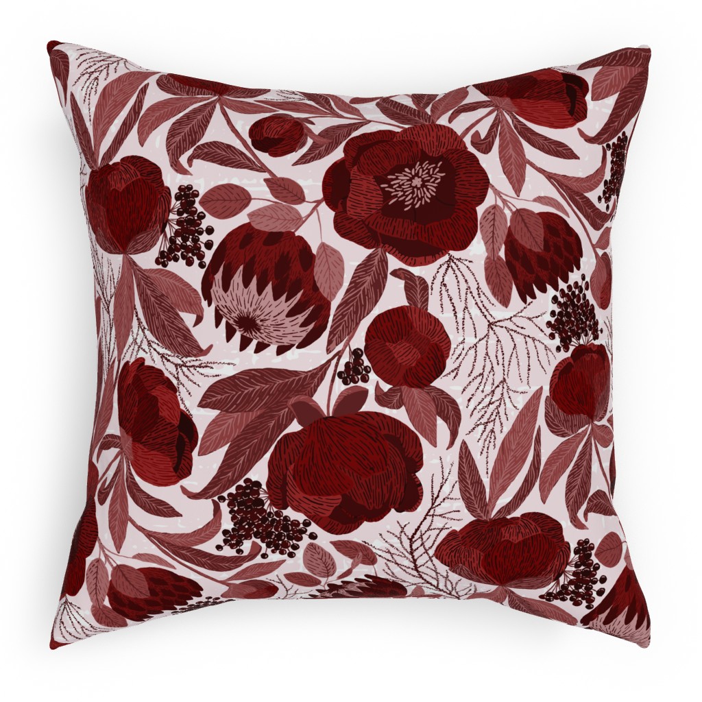 Burgundy outdoor cushions new arrivals