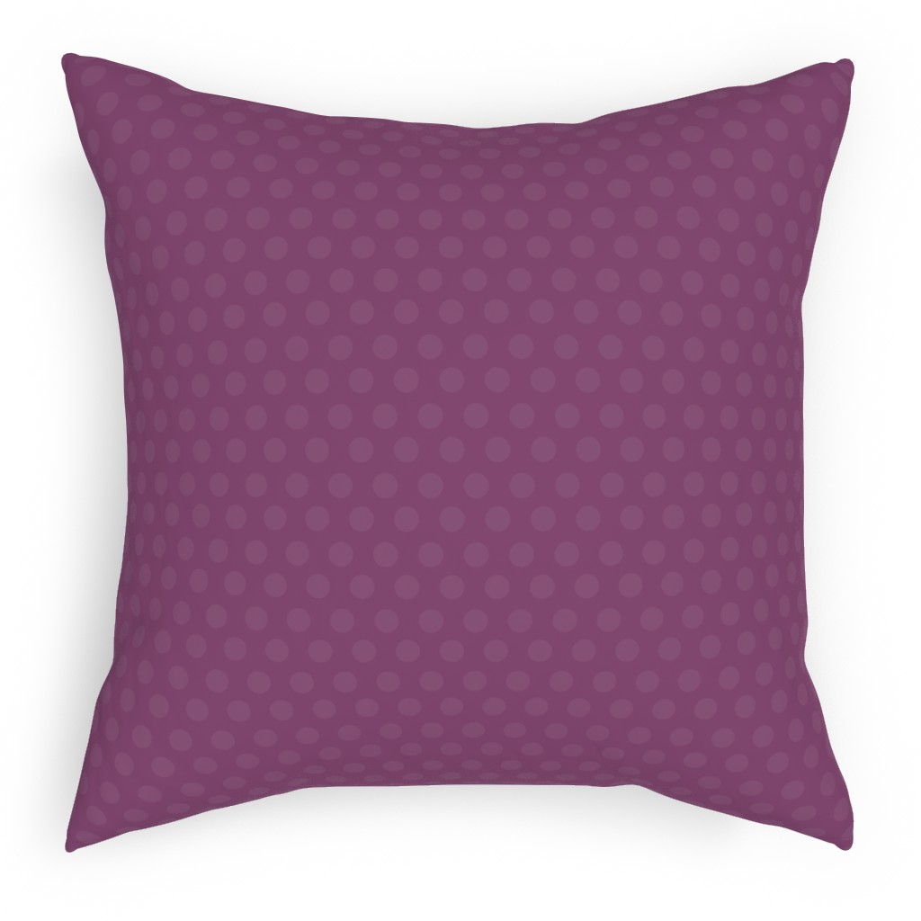 Bubbles - Purple Pillow, Woven, Black, 18x18, Single Sided, Purple, Purple