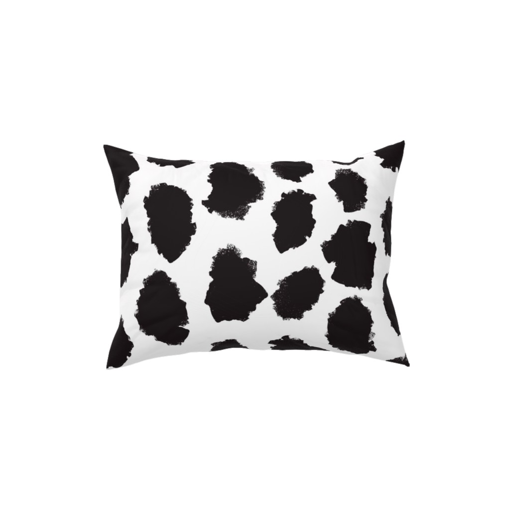 Juno - Black & White Pillow, Woven, Black, 12x16, Single Sided, Black