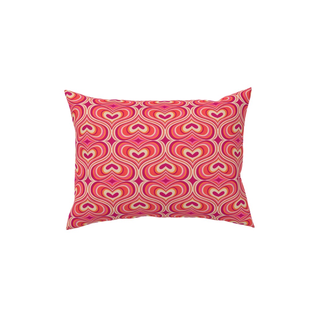 I Think I Love You - Red Pillow, Woven, Black, 12x16, Single Sided, Red