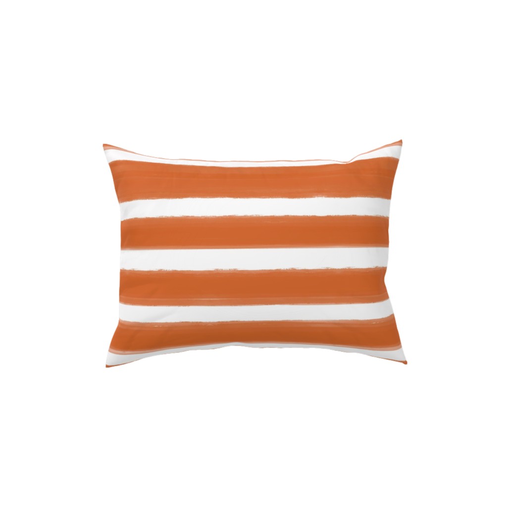 Galway - Rust Pillow, Woven, Beige, 12x16, Single Sided, Orange, Orange
