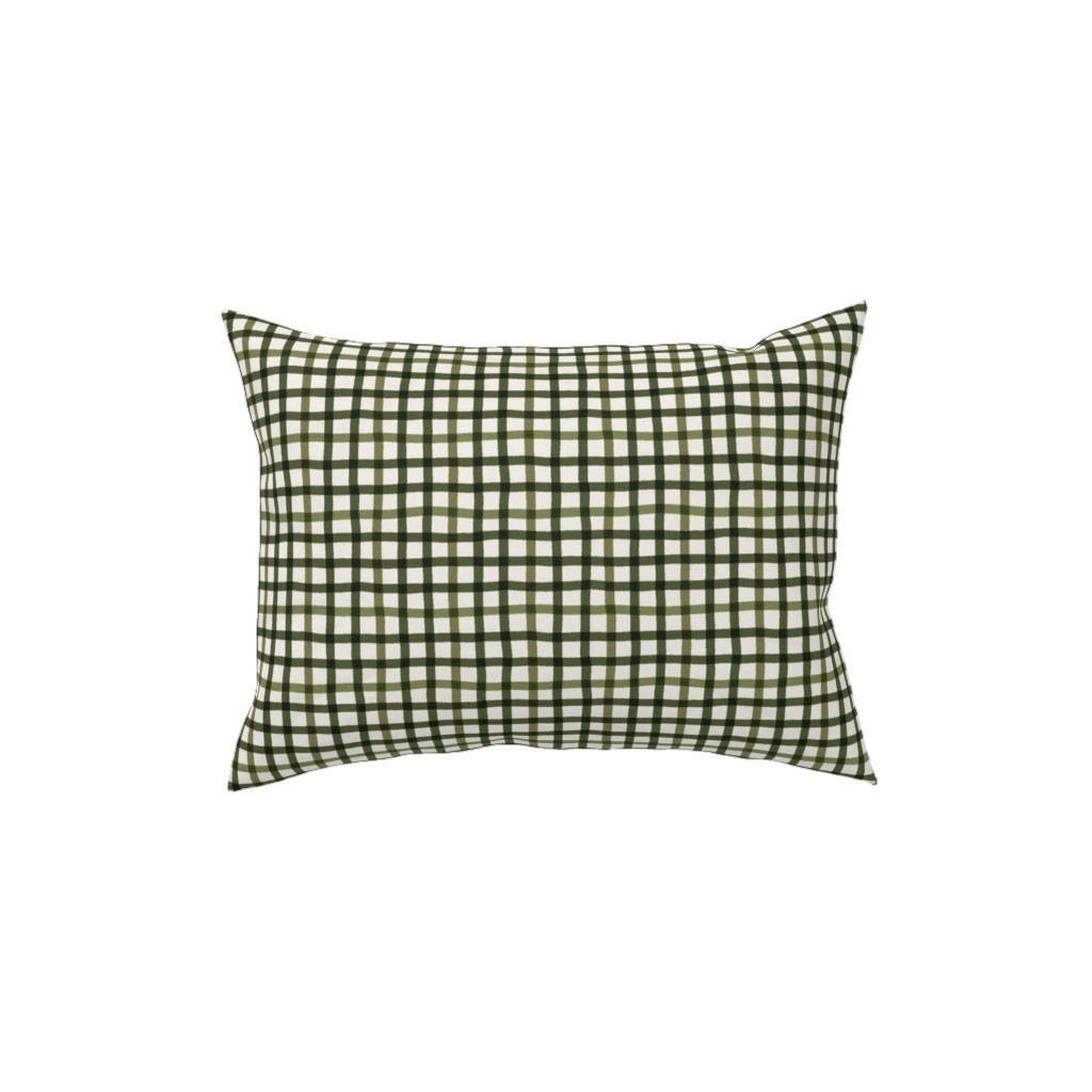 Wobbly Gingham Check Pillow Shutterfly