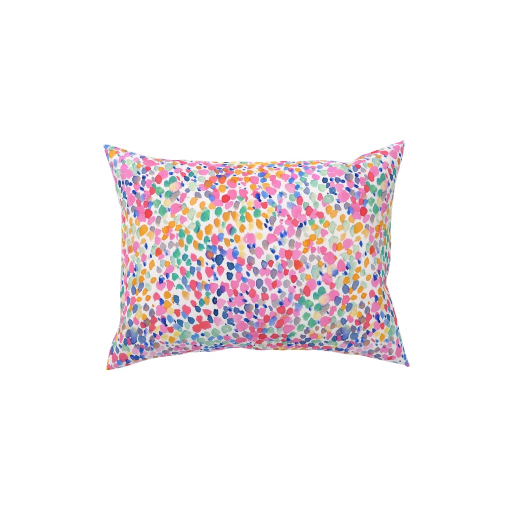Lighthearted Pastel - Multi Pillow, Woven, Beige, 12x16, Single Sided, Multicolor