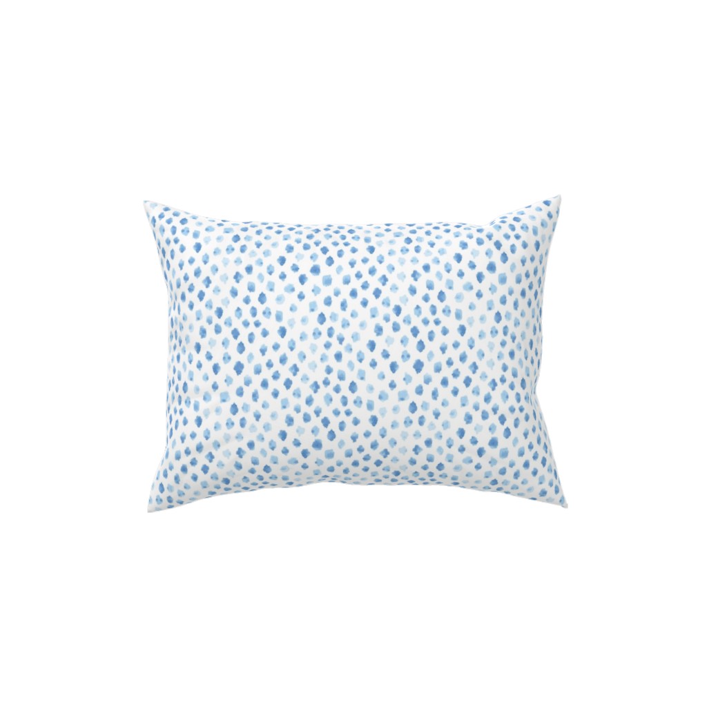 Blue Spots on White Pillow Shutterfly