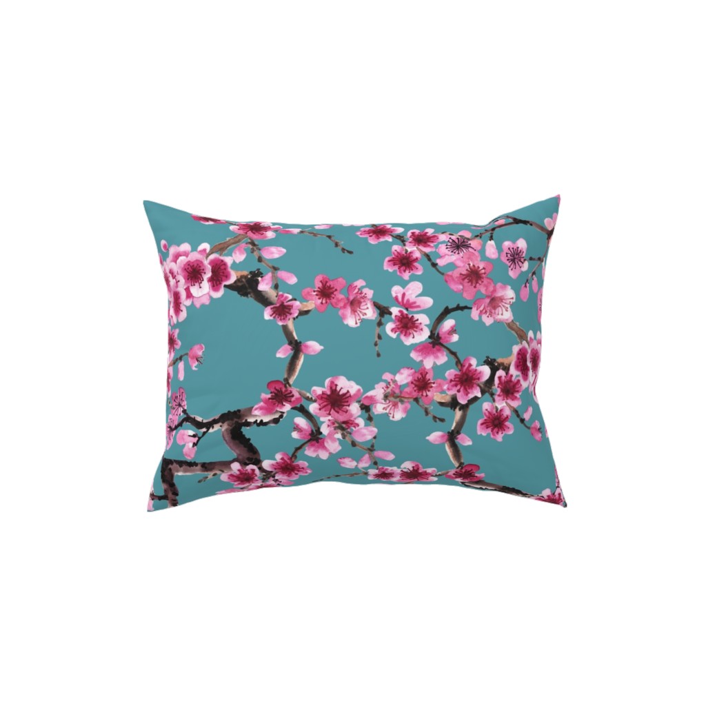 Pink and turquoise discount pillows