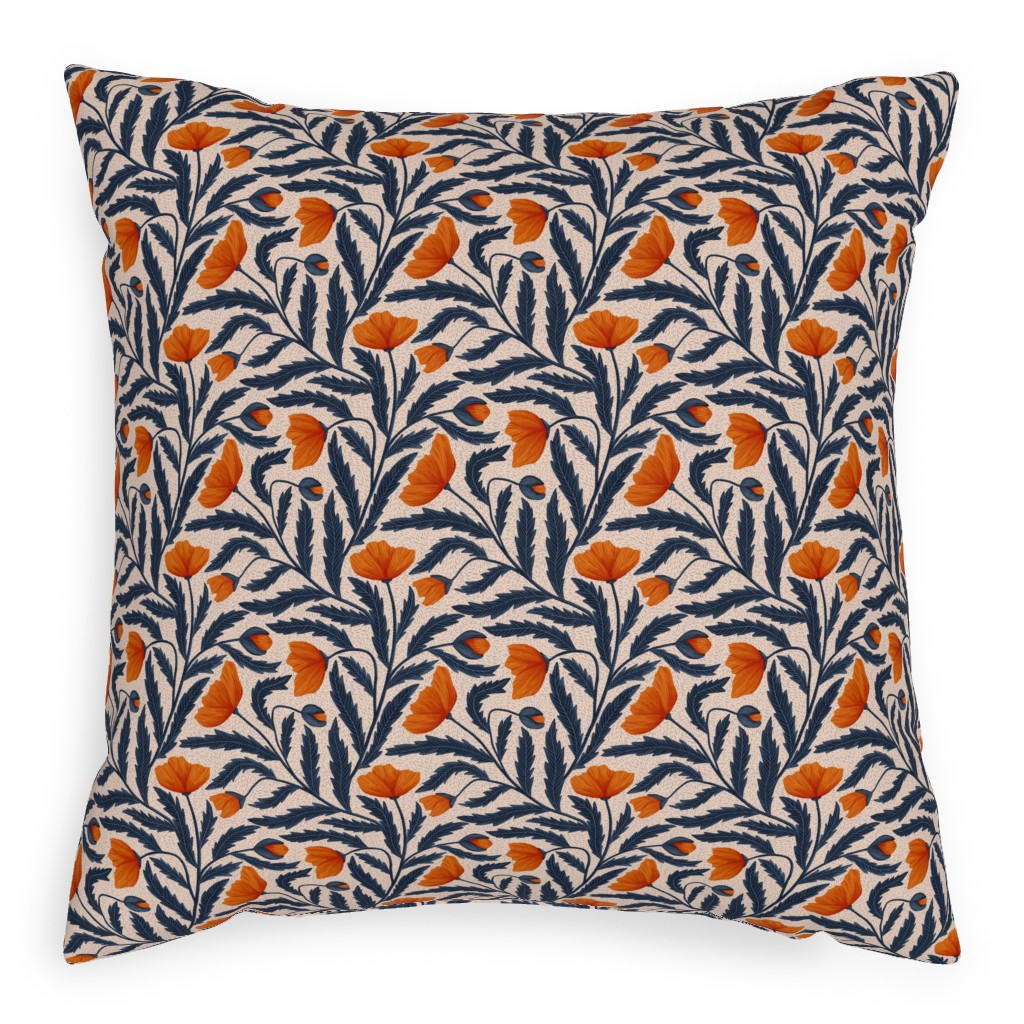 Blue And Orange Pillows