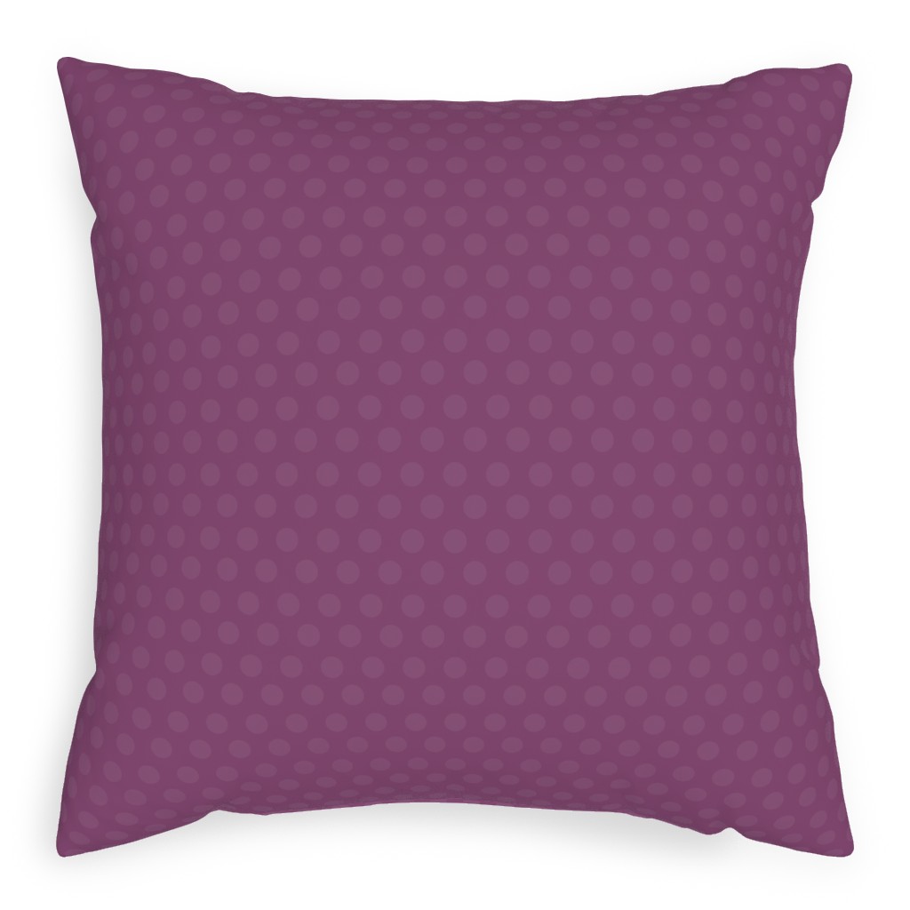 Bubbles - Purple Pillow, Woven, Black, 20x20, Single Sided, Purple, Purple