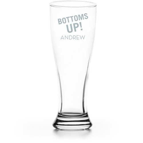 Bottoms Up Pilsner Glass Shutterfly