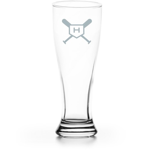 Hey Batter Batter Pilsner Glass, Glass, Pilsner Glass Single Side, None, White