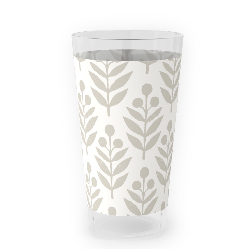 Lotti Quiet Outdoor Pint Glass, Beige