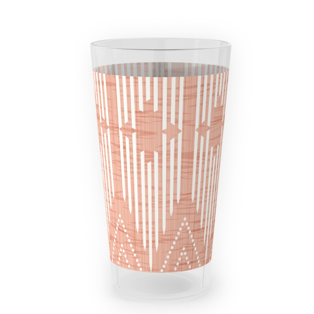 West End Outdoor Pint Glass, Pink