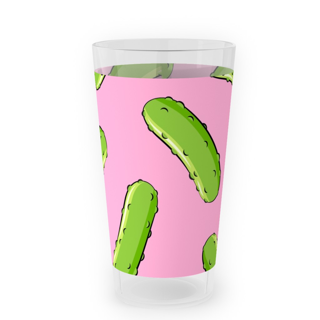 Pickles - Pink Outdoor Pint Glass, Pink