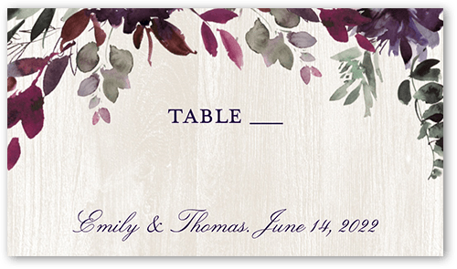 Wedding Table Cards