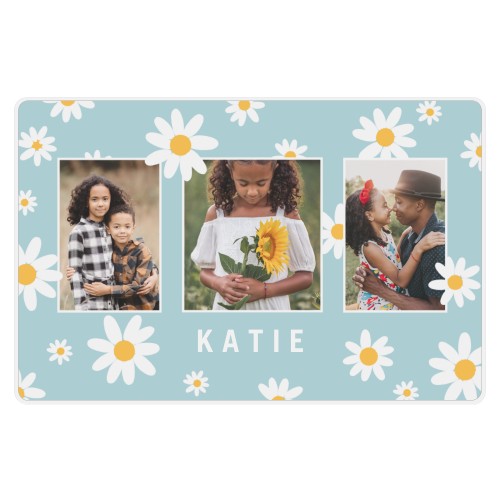 Joyful Daisies Placemat, Blue