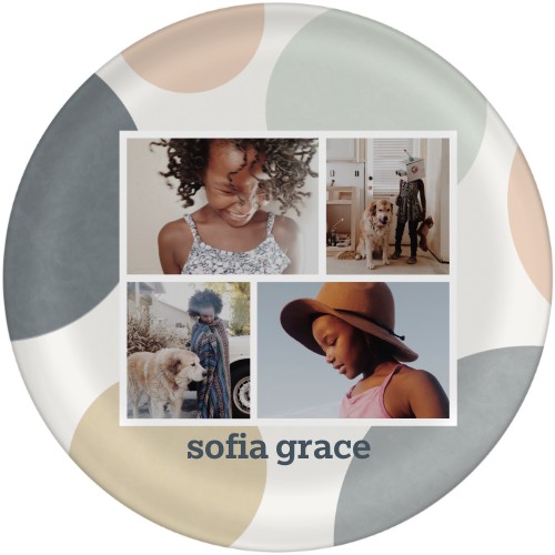 Neutral Color Pools Plates, 10x10, Gray