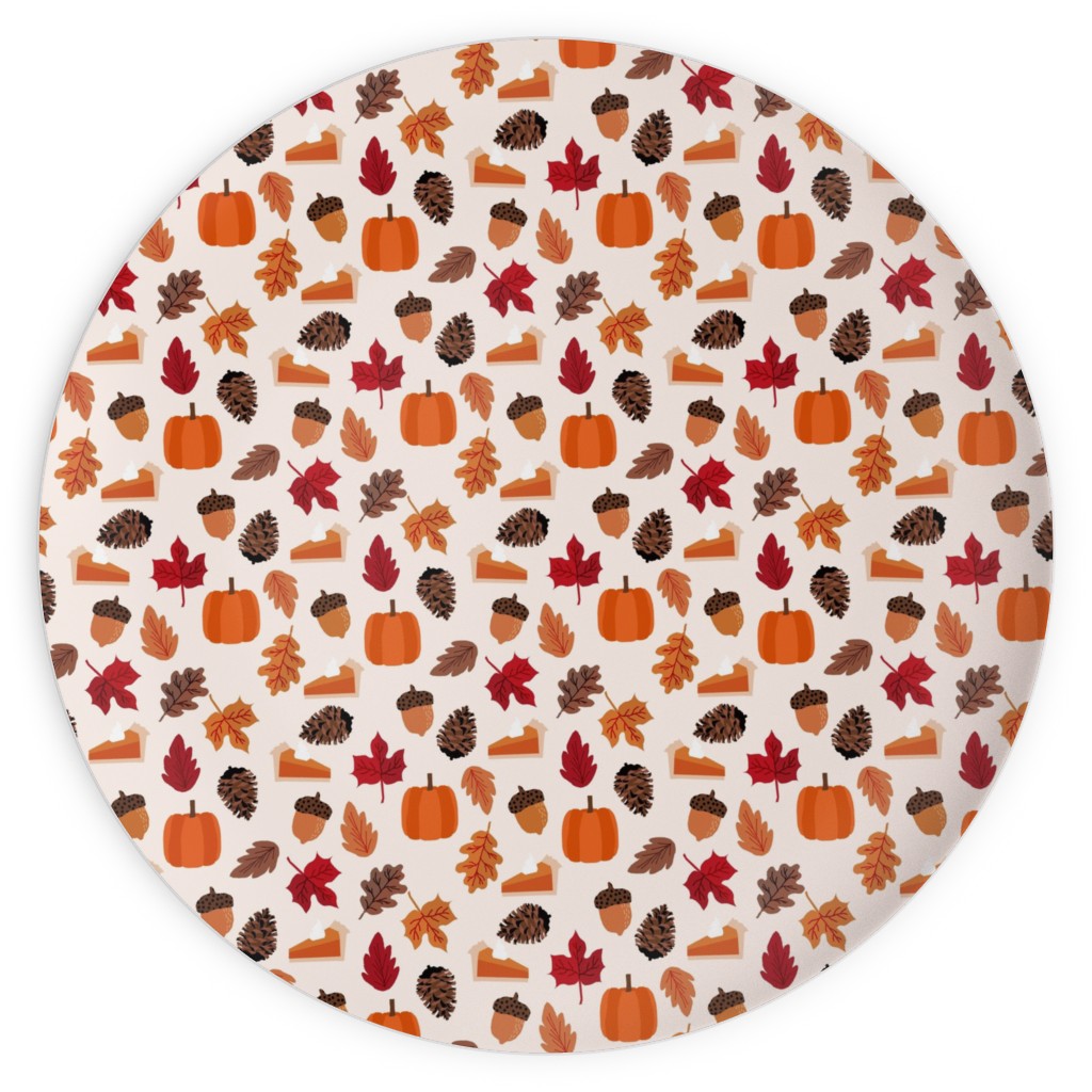 Autumn Leaves and Pumpkin Pie - Multi Plates | Shutterfly