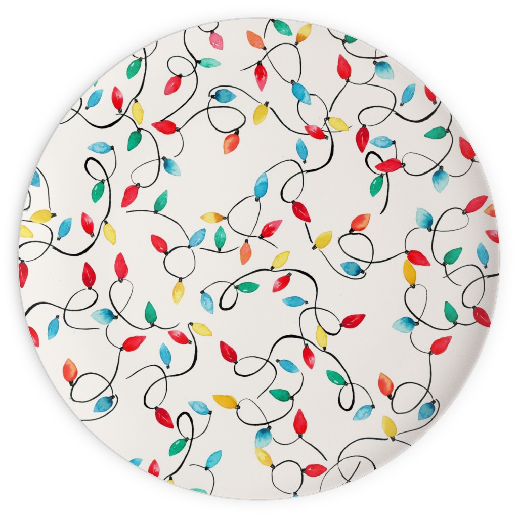 Christmas Lights Decoration - Multi Plates, 10x10, Multicolor