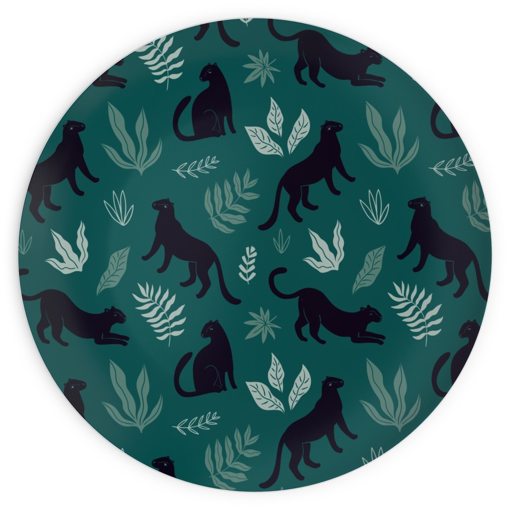 Black Panthers - Emerald Plates, 10x10, Green