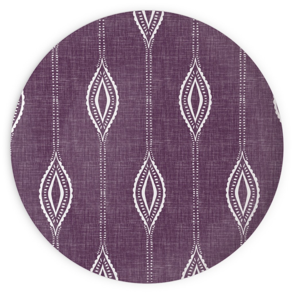 Diamant� - Eggplant Plates, 10x10, Purple