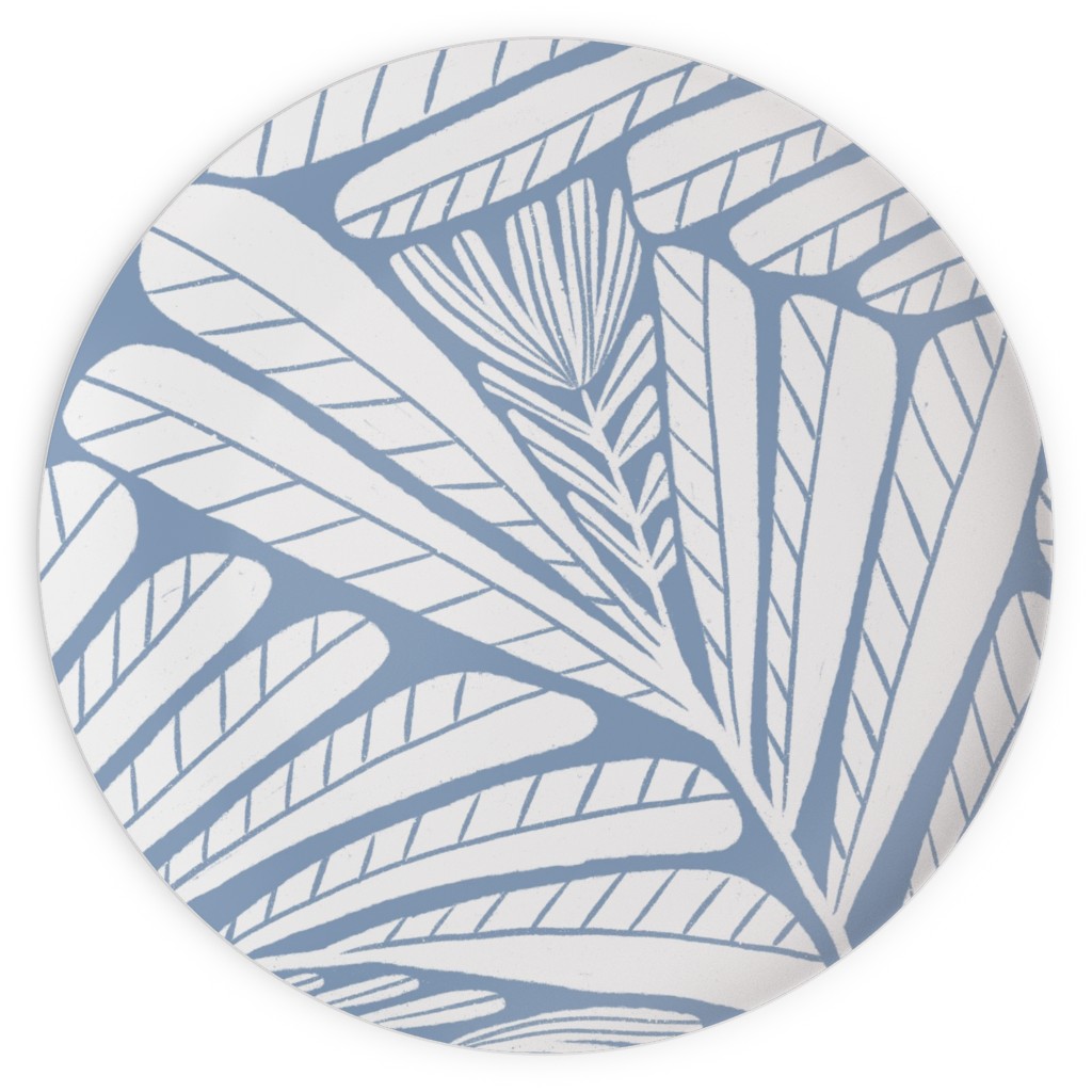 Irene - Blue Plates, 10x10, Blue, True Blue