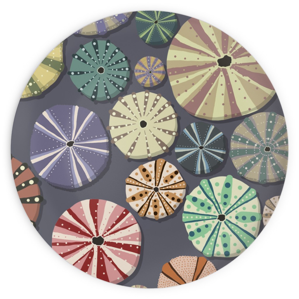 Sea Urchins - Multi Plates, 10x10, Multicolor