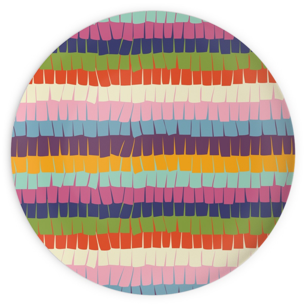Pi�ata Fiesta Party Plates, 10x10, Multicolor