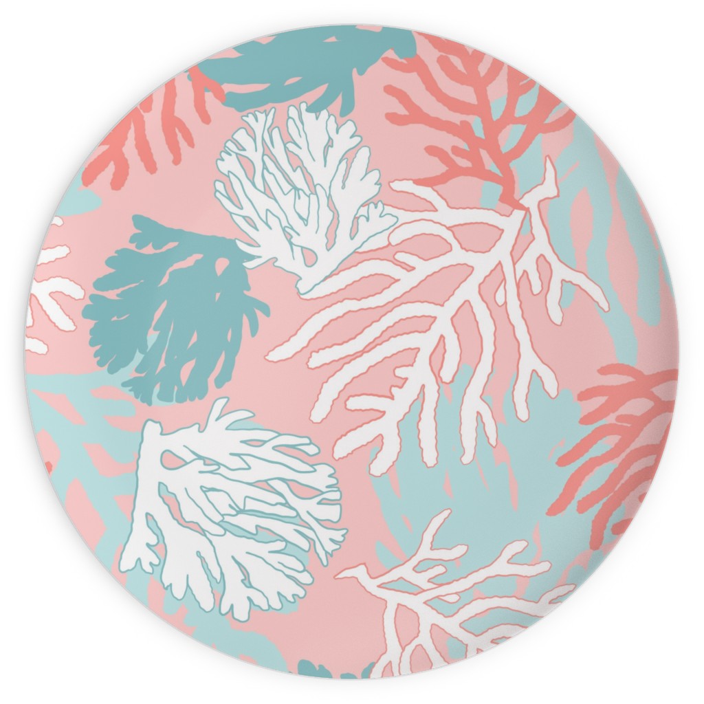 Coral Springs Plates, 10x10, Multicolor