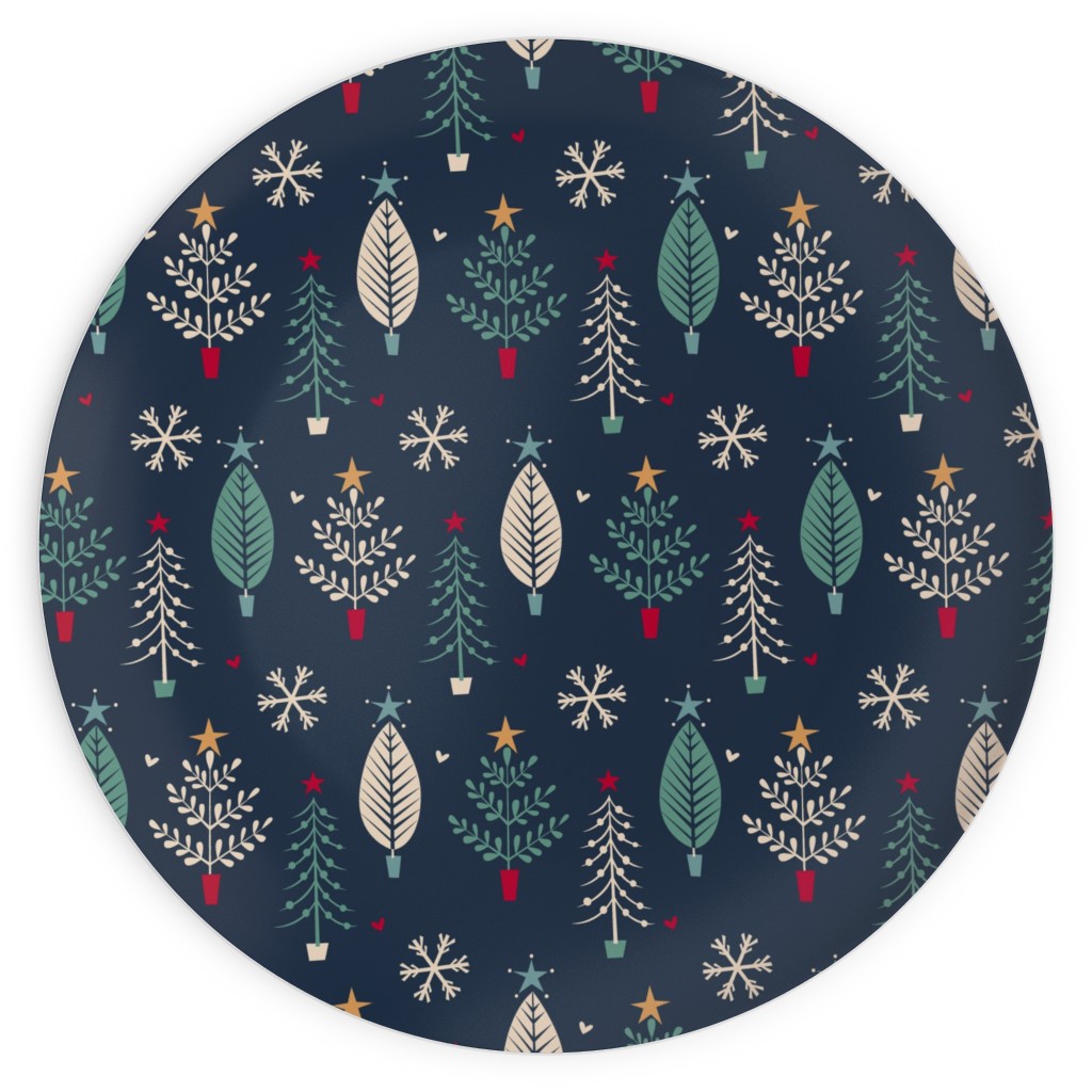 Blue Christmas Plates | Shutterfly