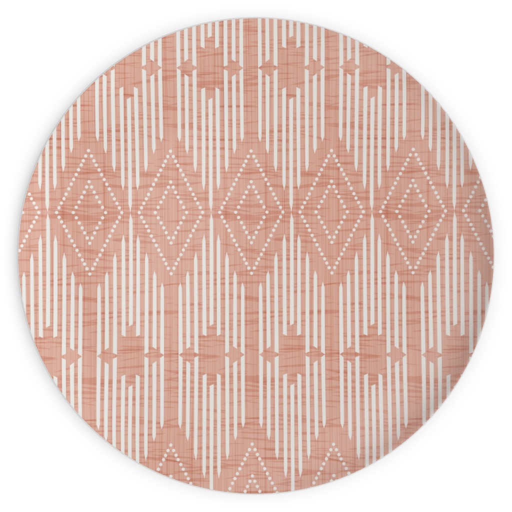 West End Plates, 10x10, Pink, Alpaca
