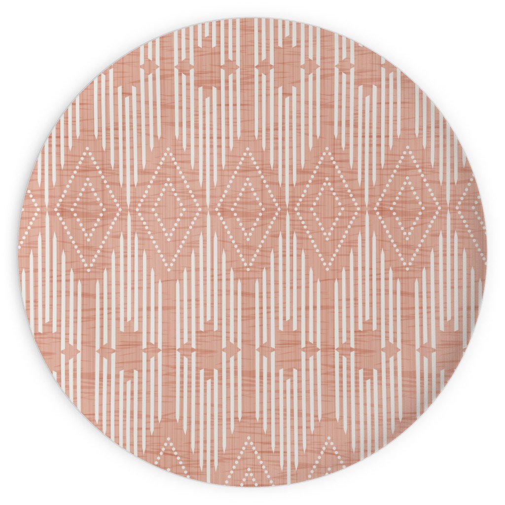 West End Plates, 10x10, Pink