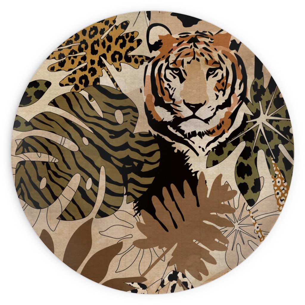 Safari Camouflage - Earthy Plates, 10x10, Brown