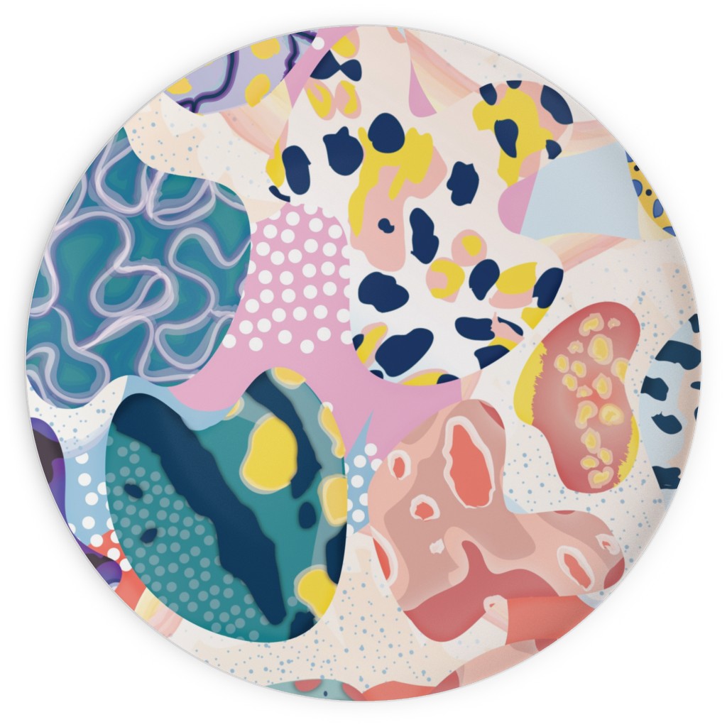 Sea Slug Animal Print - Multi Plates, 10x10, Multicolor