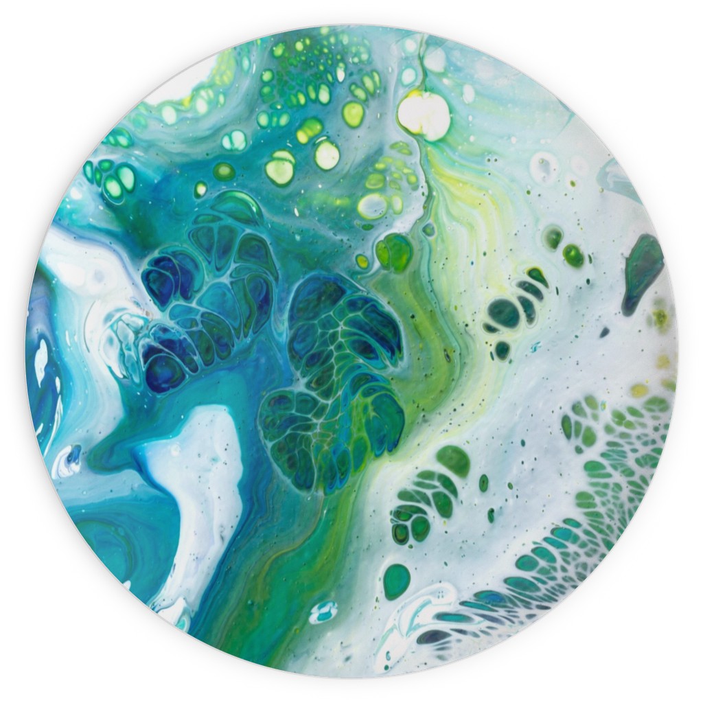 Acrylic Flow Plates, 10x10, Green, Hurricane