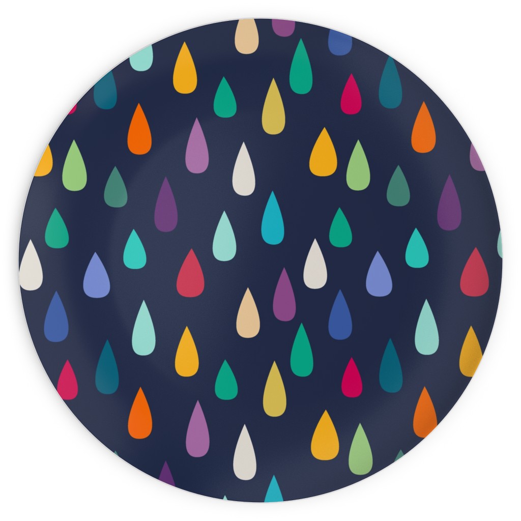 Raindrops - Multi Plates, 10x10, Multicolor