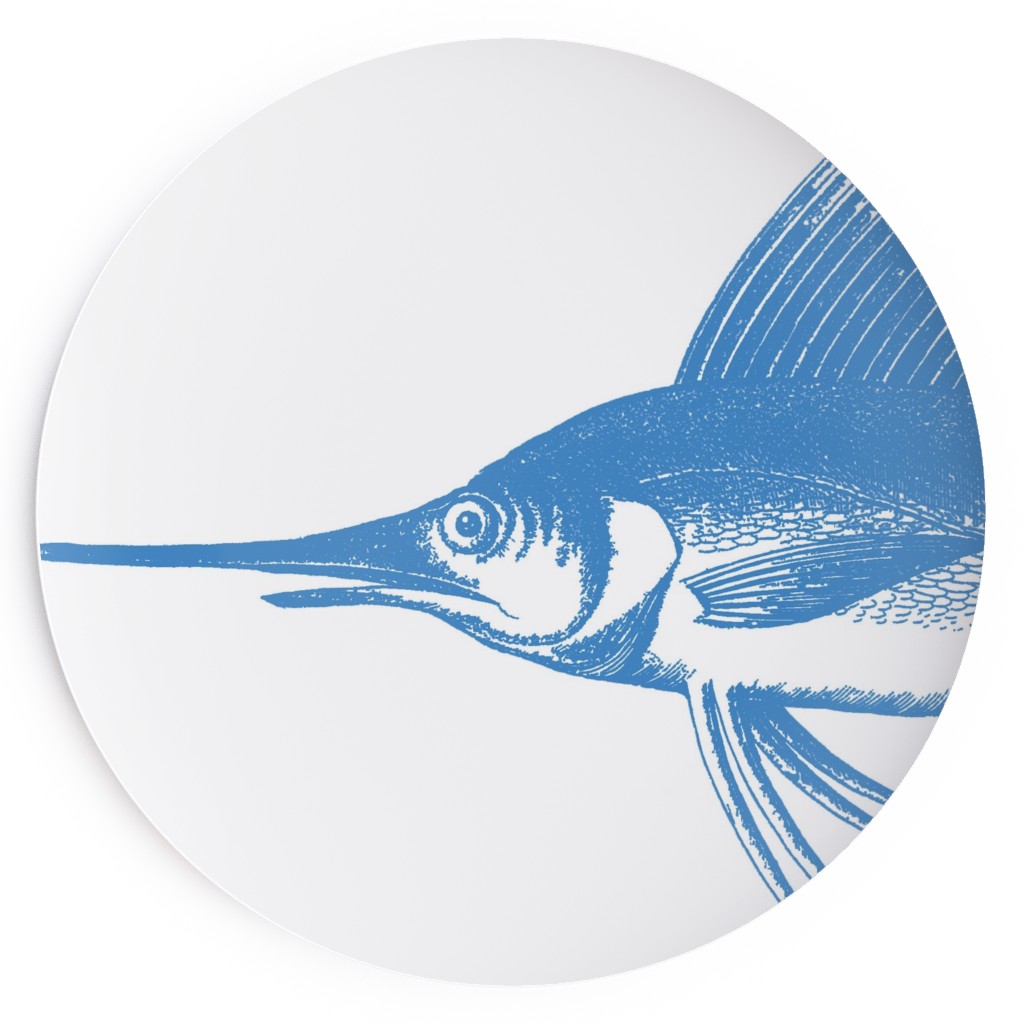 Marlin - Blue Salad Plate, Blue