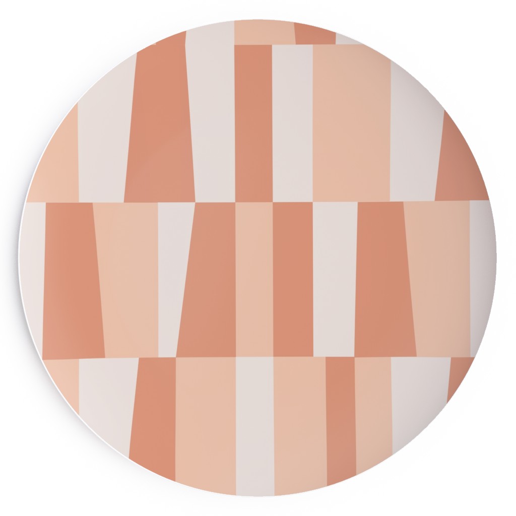 Collage Tiles - Orange Salad Plate, Orange