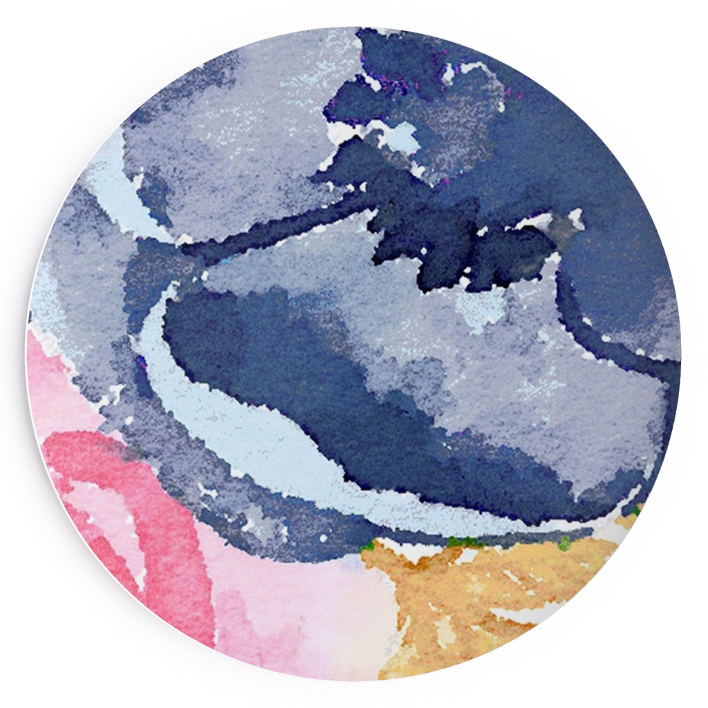Spring Dreams - Watercolor Floral - Multi Salad Plate, Multicolor
