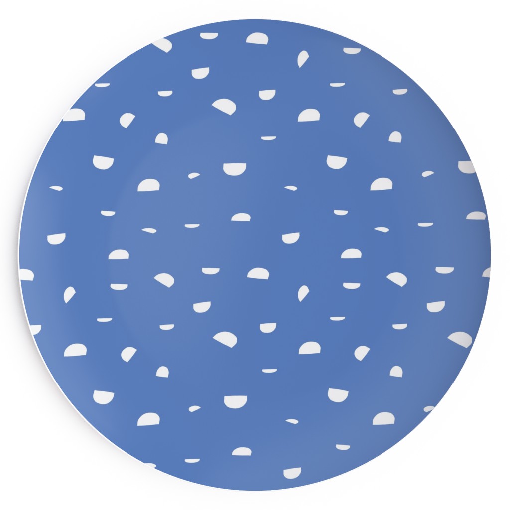 Shells - Blue Salad Plate, Blue