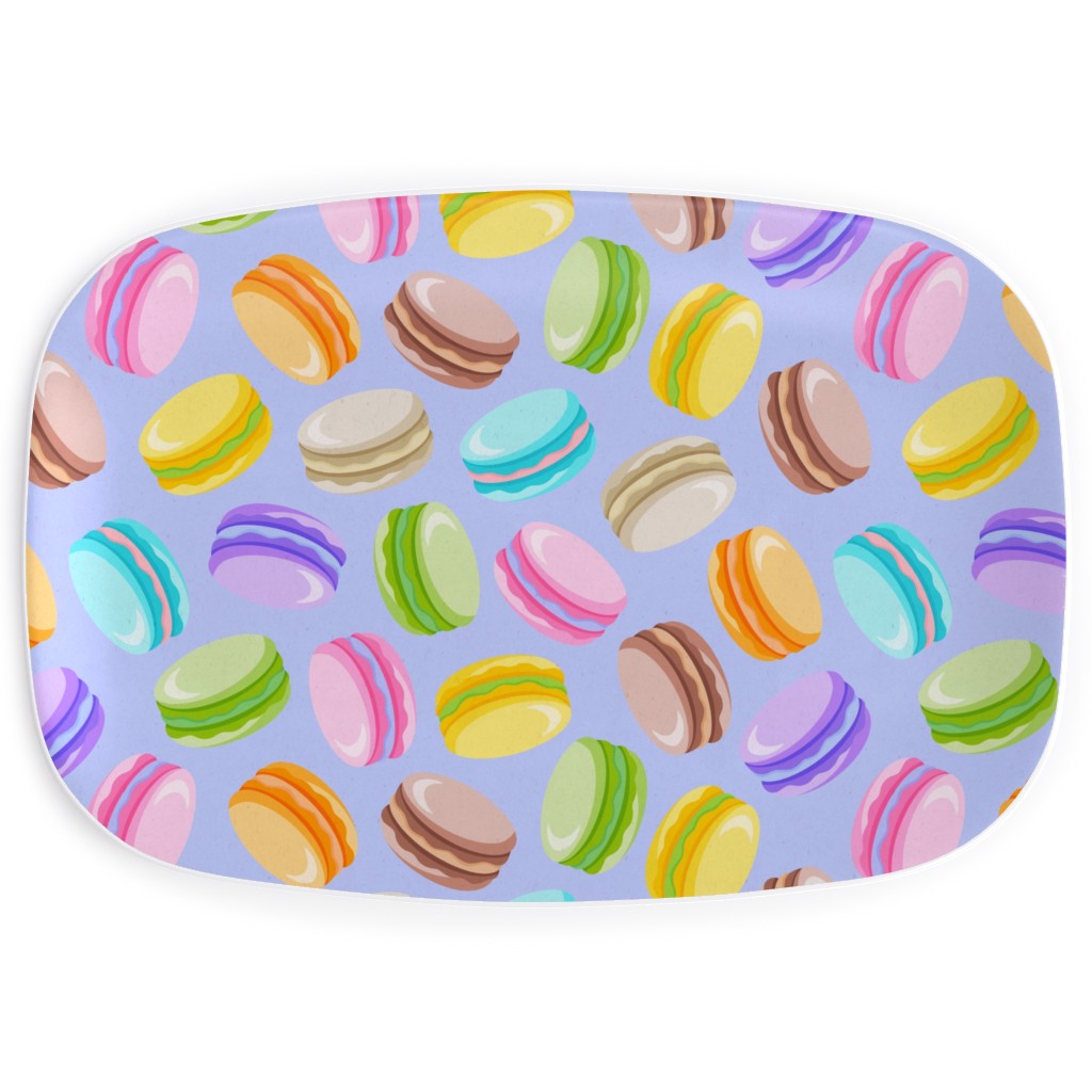 Pastel Macarons - Lavender Serving Platter, Purple