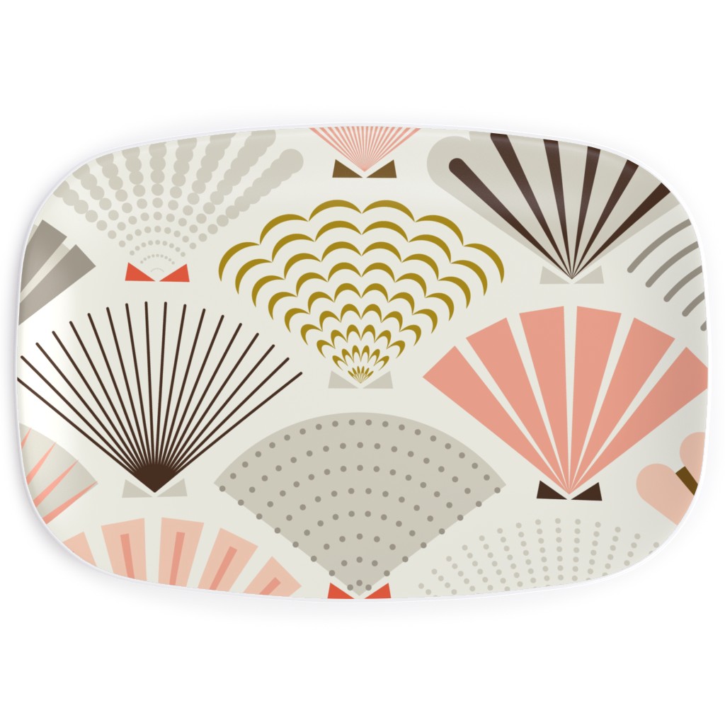 She Sells Seashells Serving Platter, Multicolor