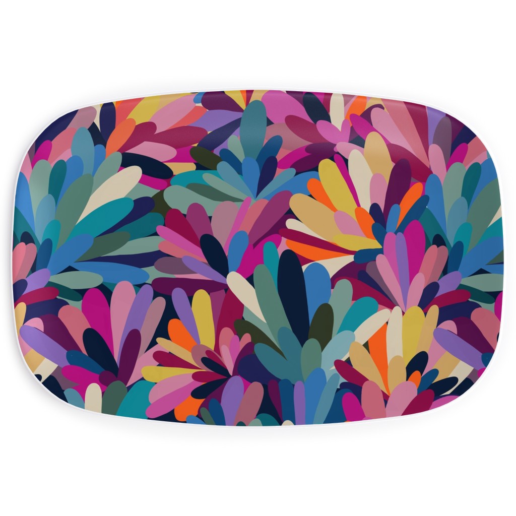 It's a Petal Celebration - Multi Serving Platter, Multicolor