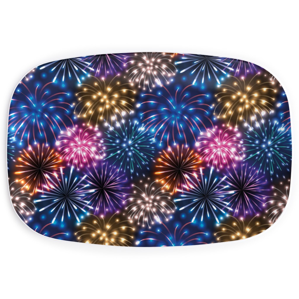 Fireworks - Multi Serving Platter, Multicolor
