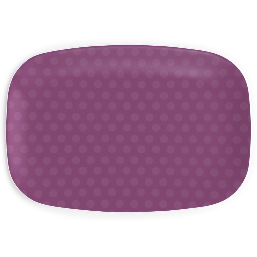 Bubbles - Purple Serving Platter, Purple