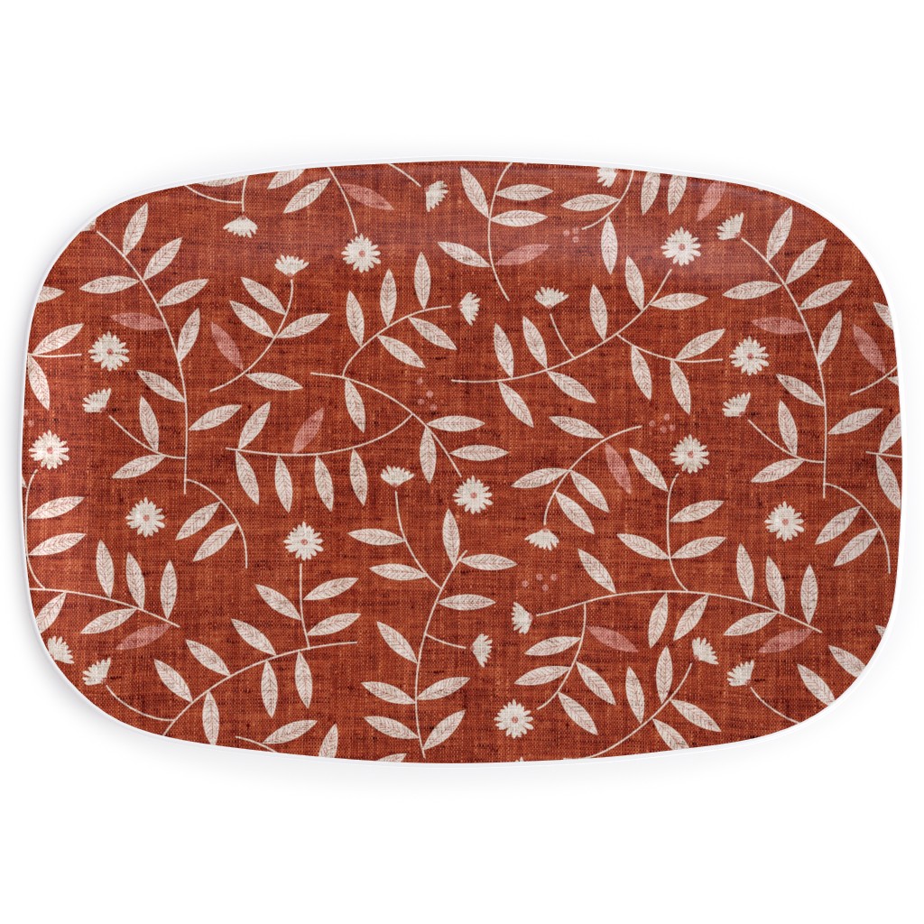 Darcy Serving Platter, Red