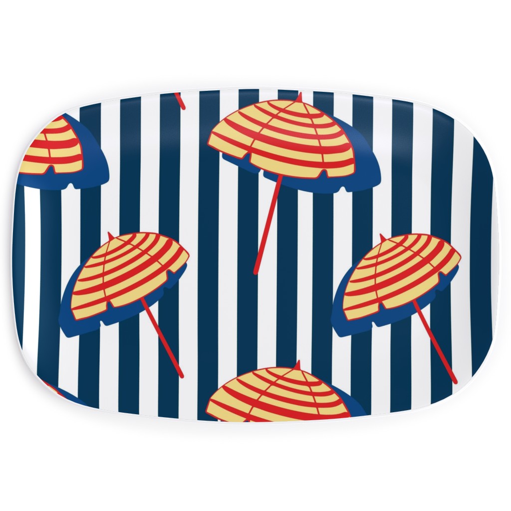 Positano Serving Platter, Blue, True Blue