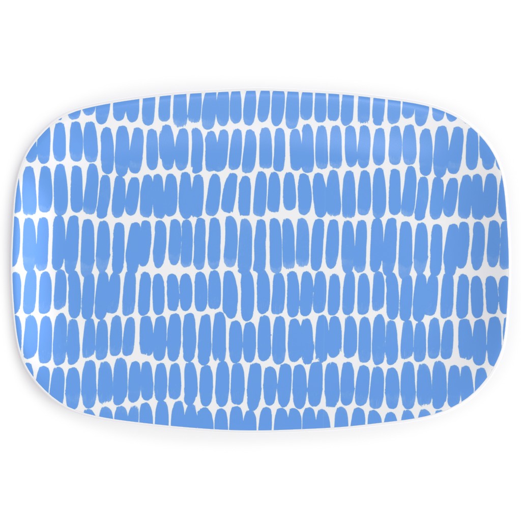 Hatches Serving Platter, Blue, Periwinkle