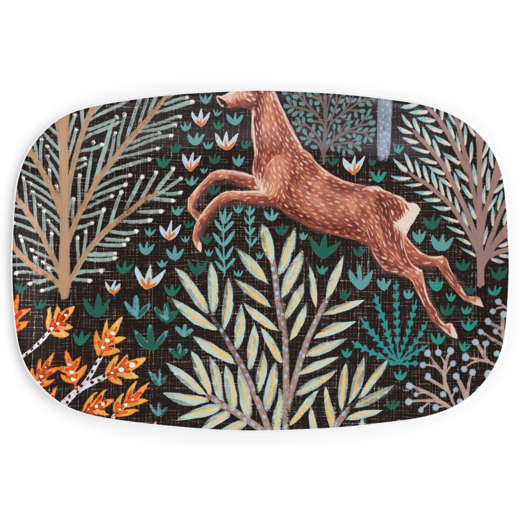 Forest & Animals - Multi Serving Platter, Multicolor